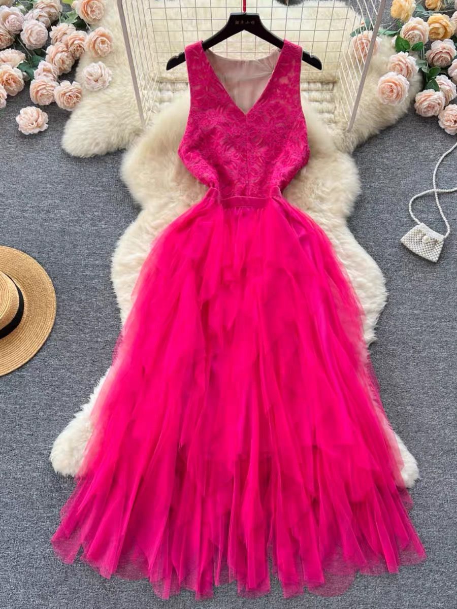 Luxe life frill dress EVD162 image