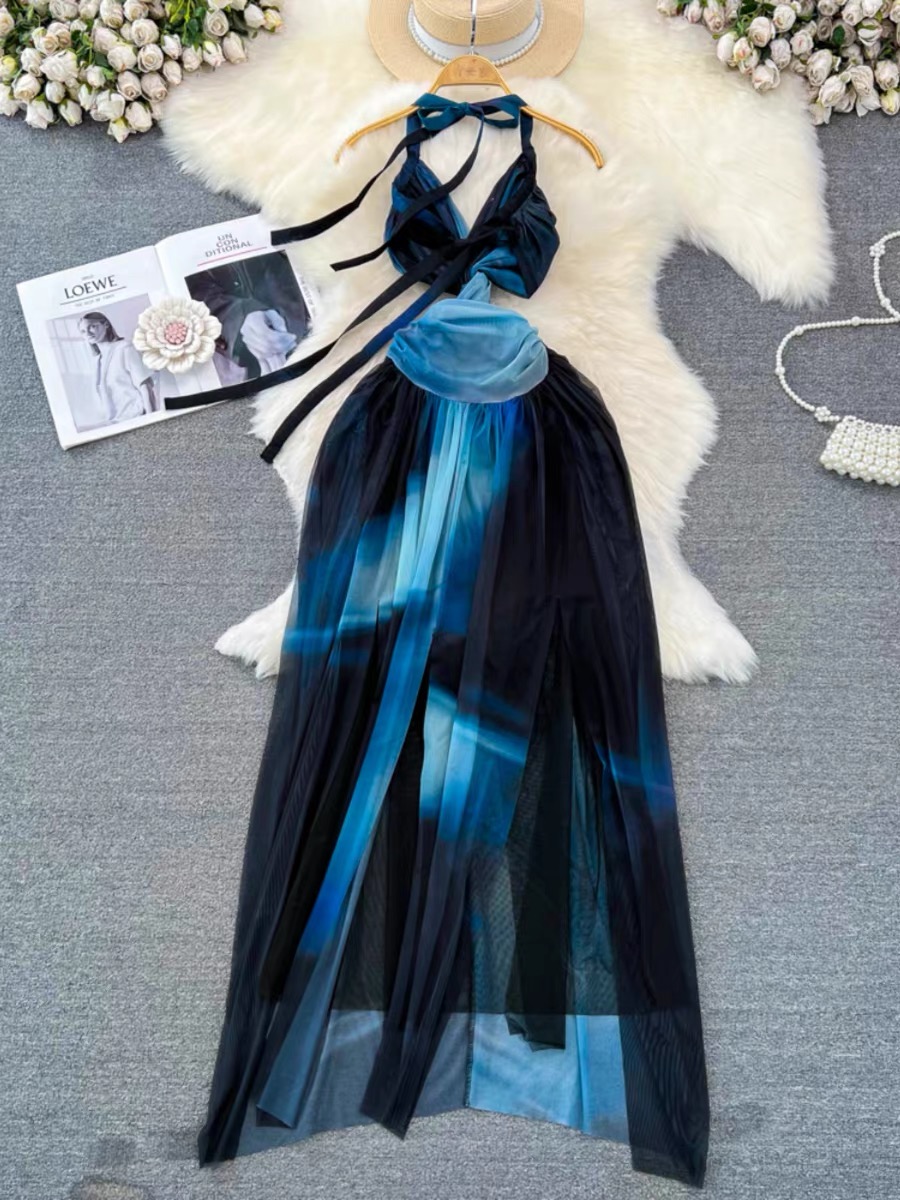 Let me know halter dress CD747 image