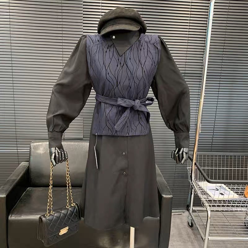 Shssh shssh babe shirt dress & vest image