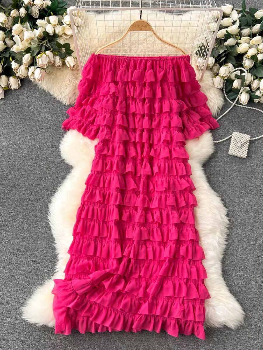 Carnival nights ruffle dress CD567 image