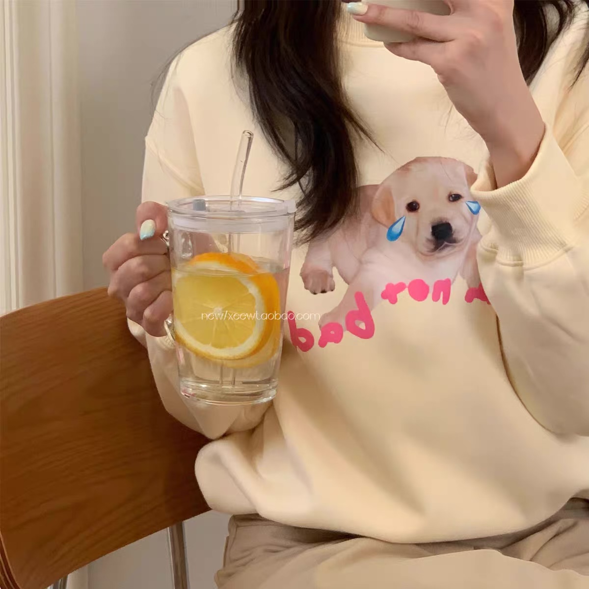 Stay hydrated glass cup CU114 image