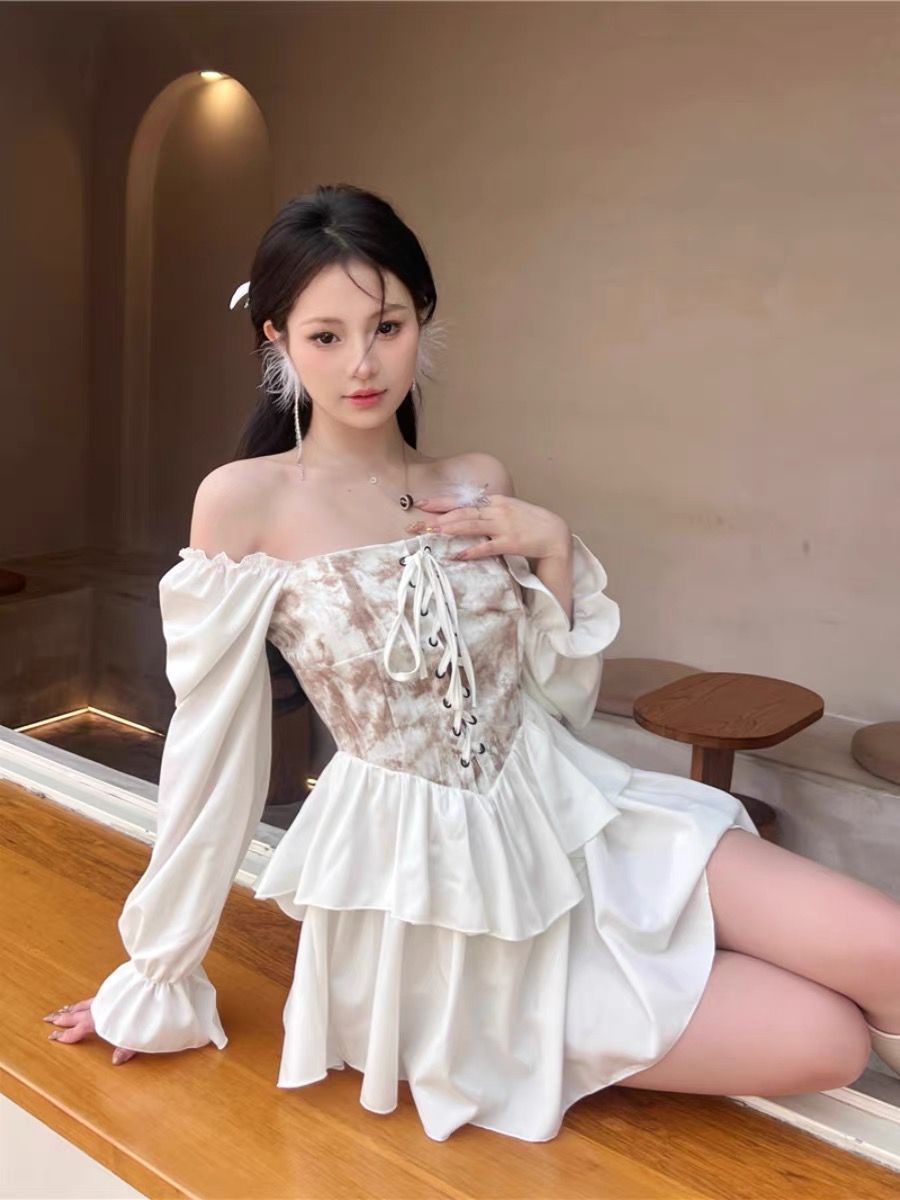 Summer lunch dates corset dress CD329 image