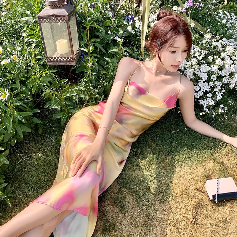 Vacation favorite silk dress CBC128 image