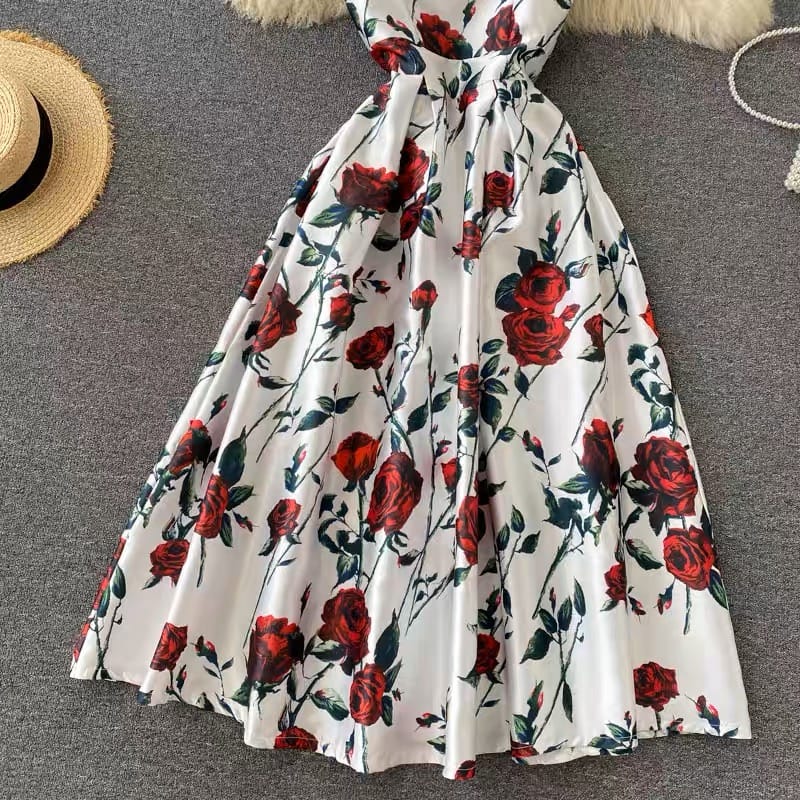 Valentine’s Day floral dress FD112 image