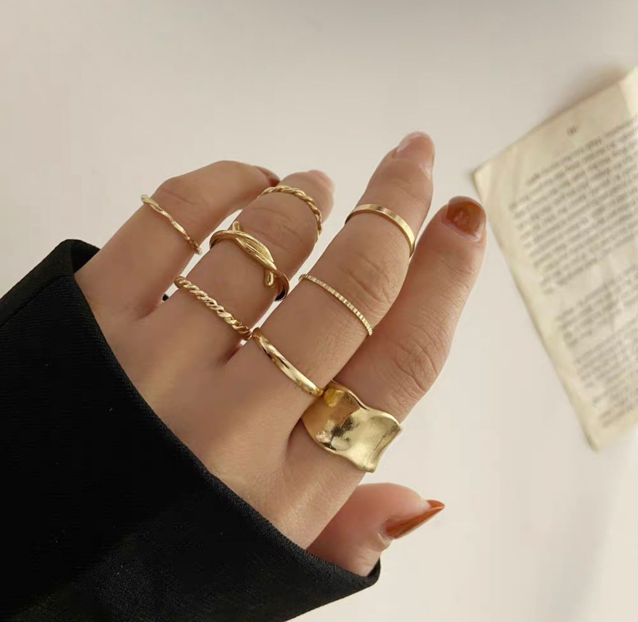 Luxury babe knuckle rings JW168 image
