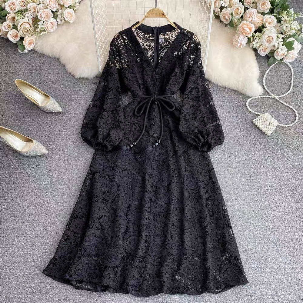 Top princess lace dress and camisole FD279 image