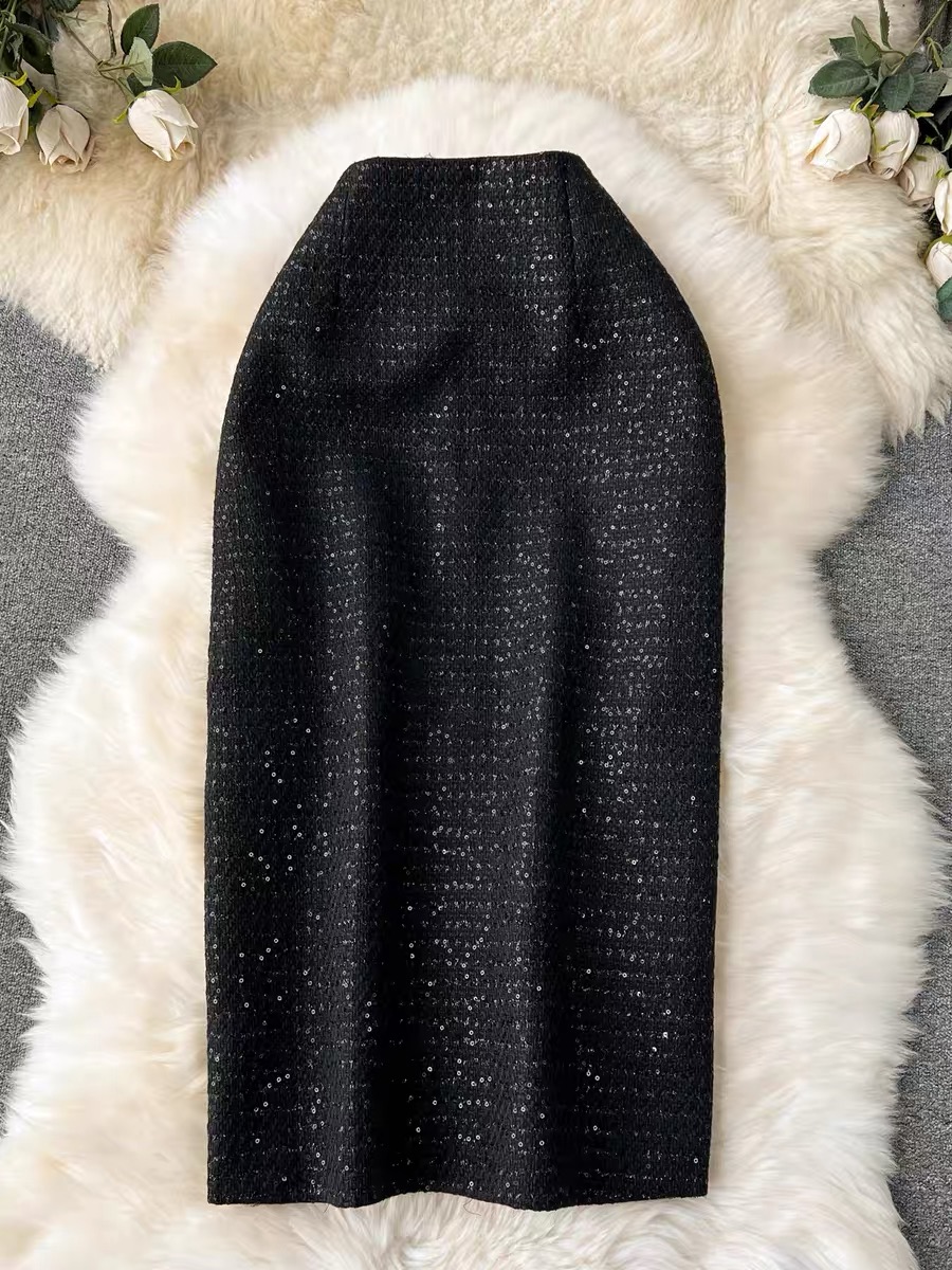 Real pretty babe woolen skirt  SZZ443 image