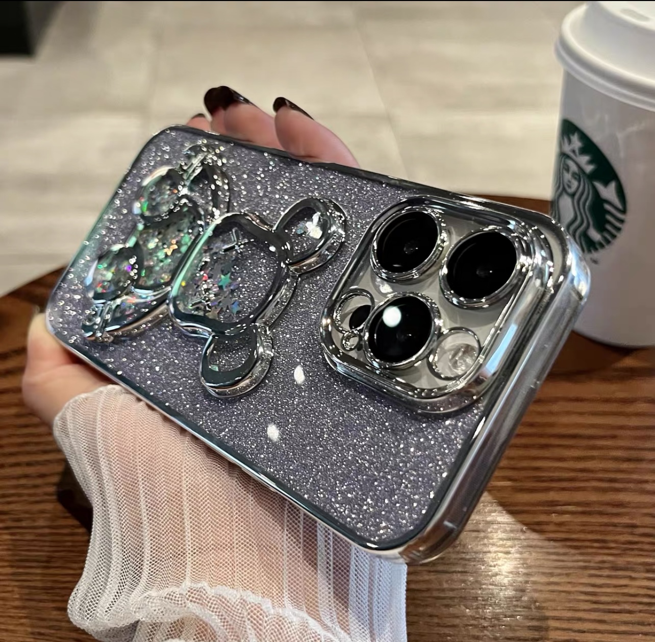 KAWS glitter phone case AC154 image