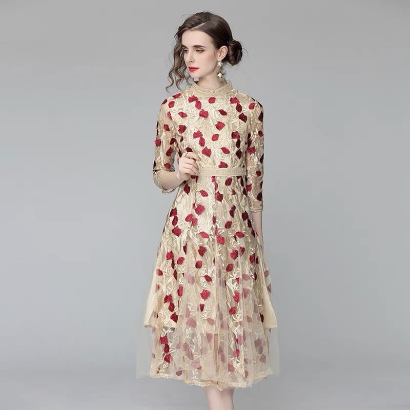 Feeling romantic floral dress FD123 image