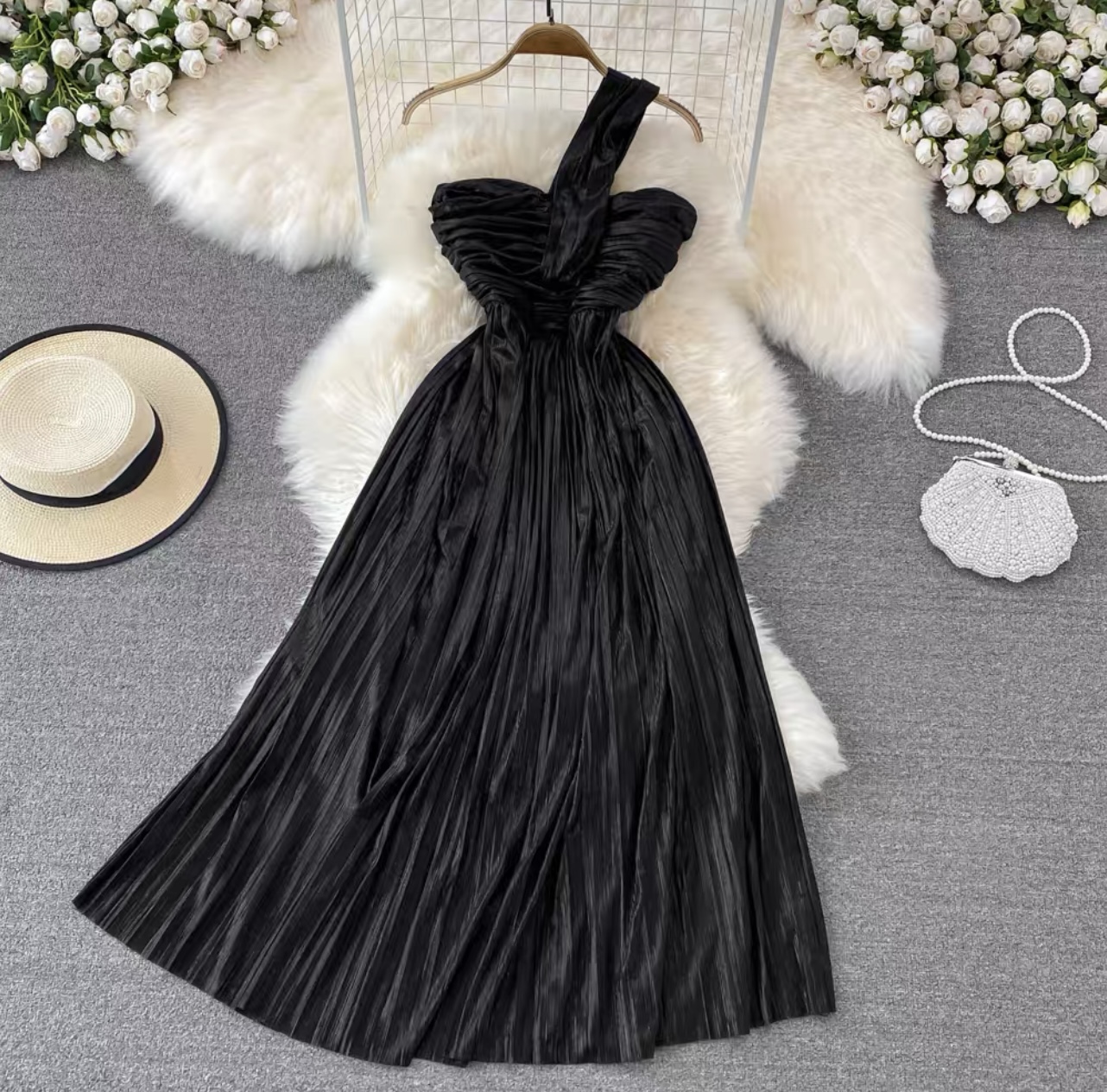 On your mind velvet dress EVD8 image