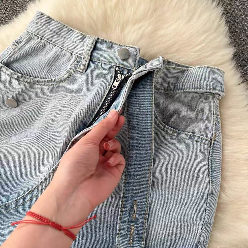 Not your babe denim skirt SZZ178 image