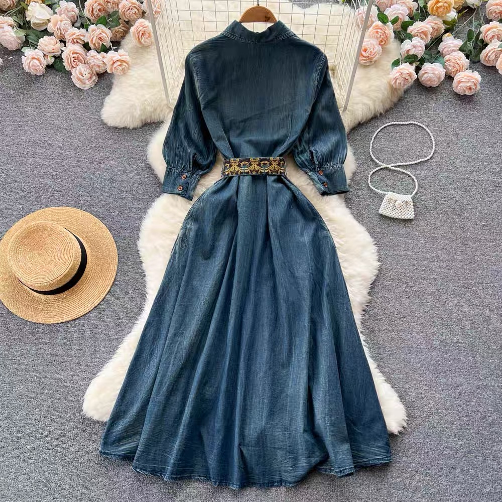 Happy momah denim dress DD7 image