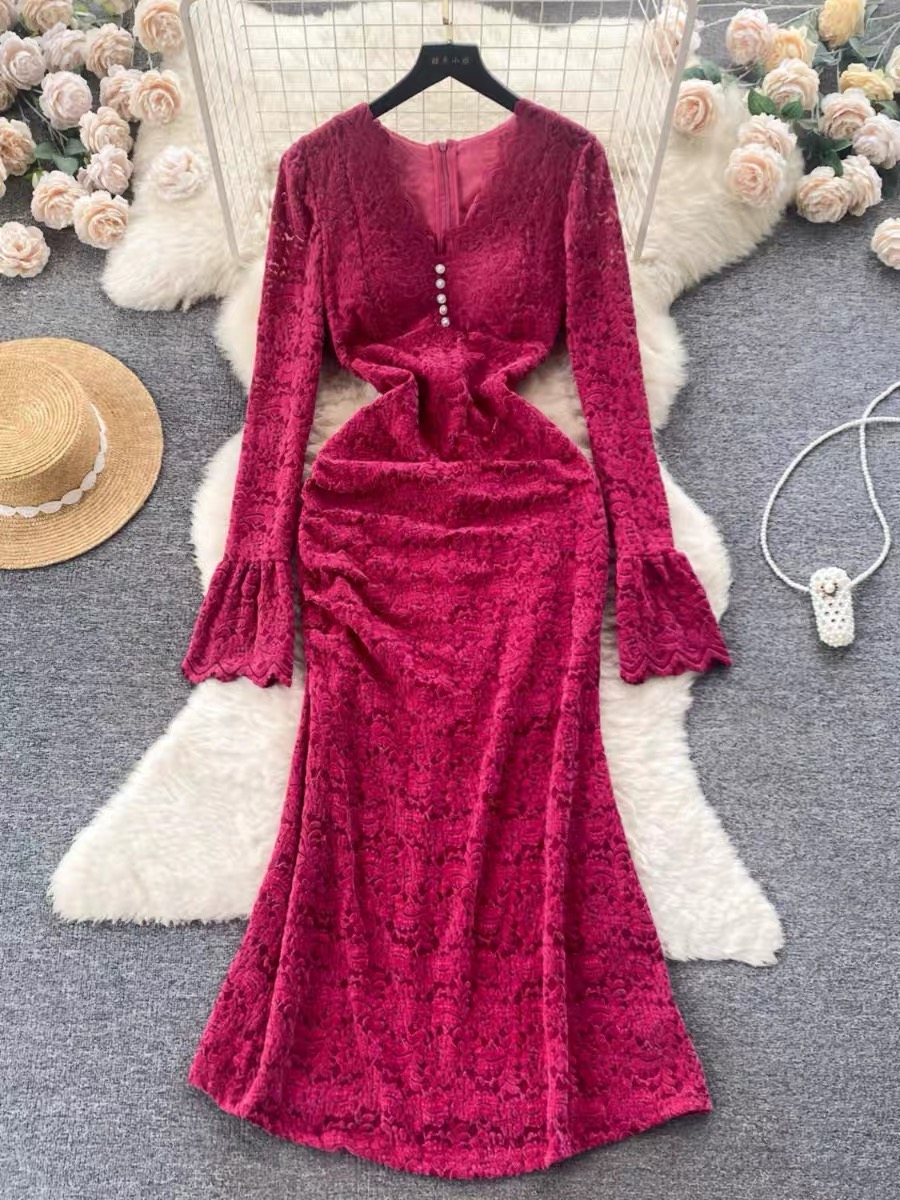 Edith J lace dress FD516 image