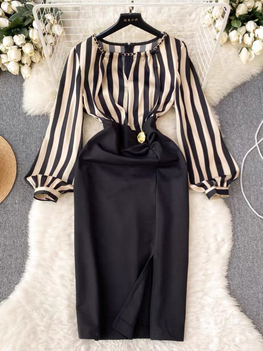 Holy stripes dress FBC110 image