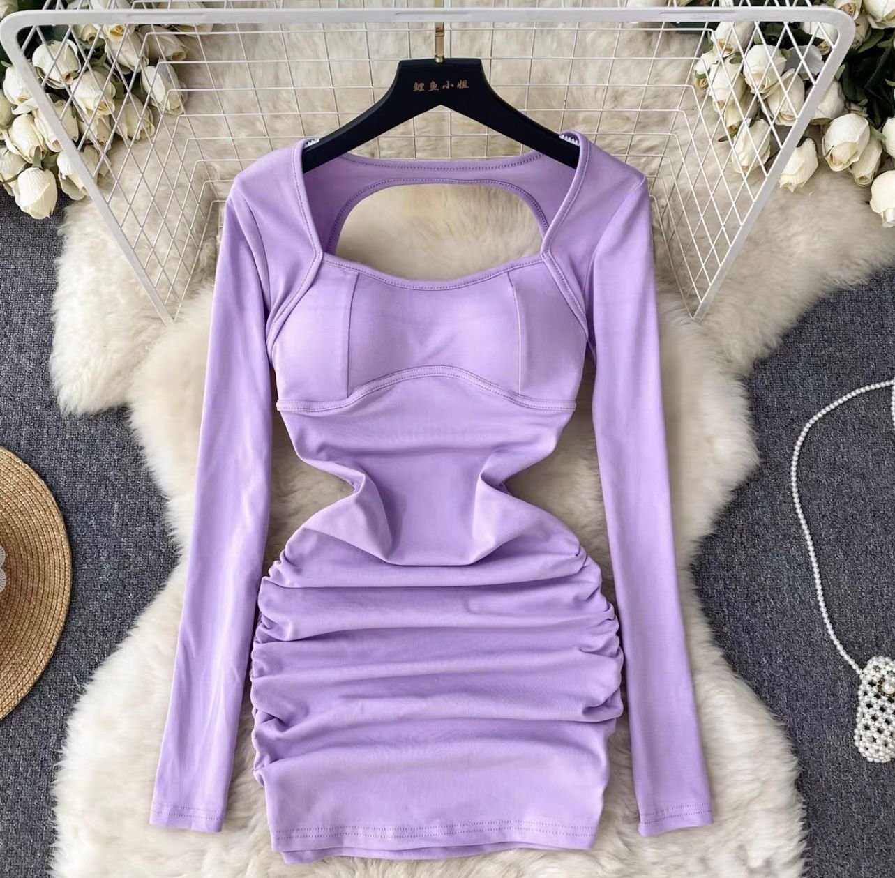 Addicted to the fame midi dress CBC168 image