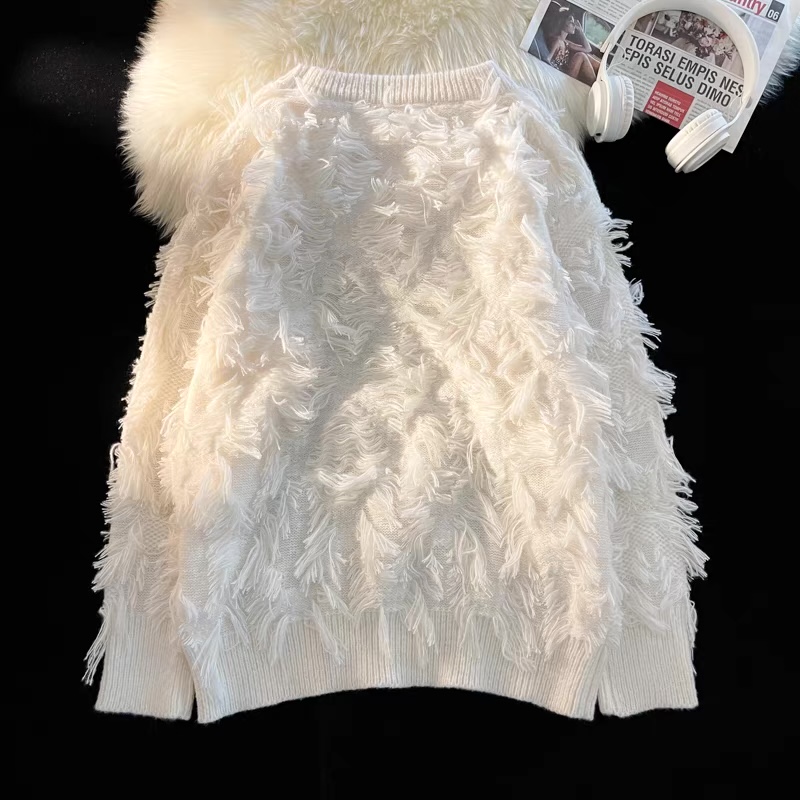 Golden hour fluffy sweater SSZZ453 image