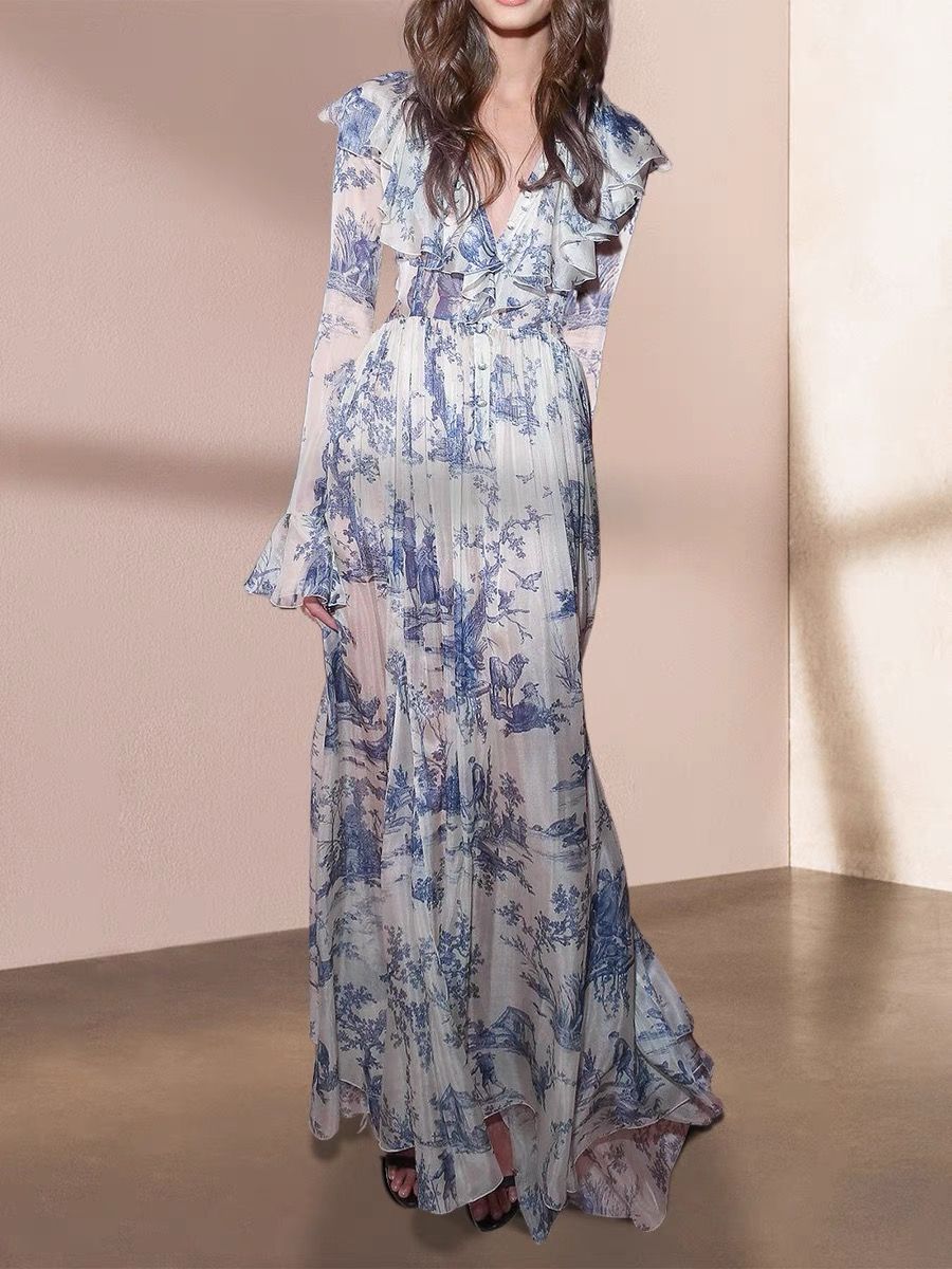 Comfort comes print dress CD96 image