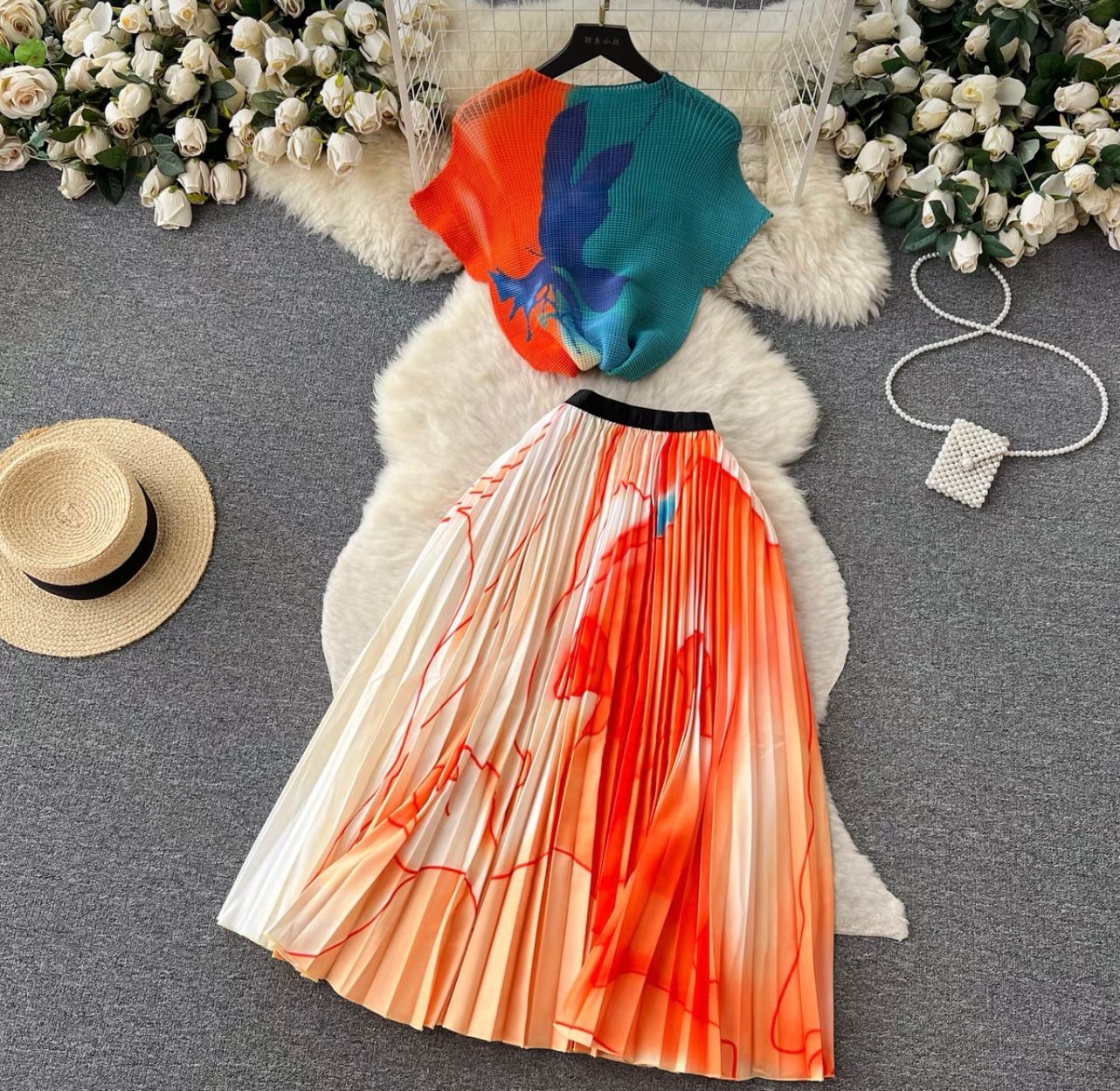 Look this way miyaki top & skirt TPZZ2175 image