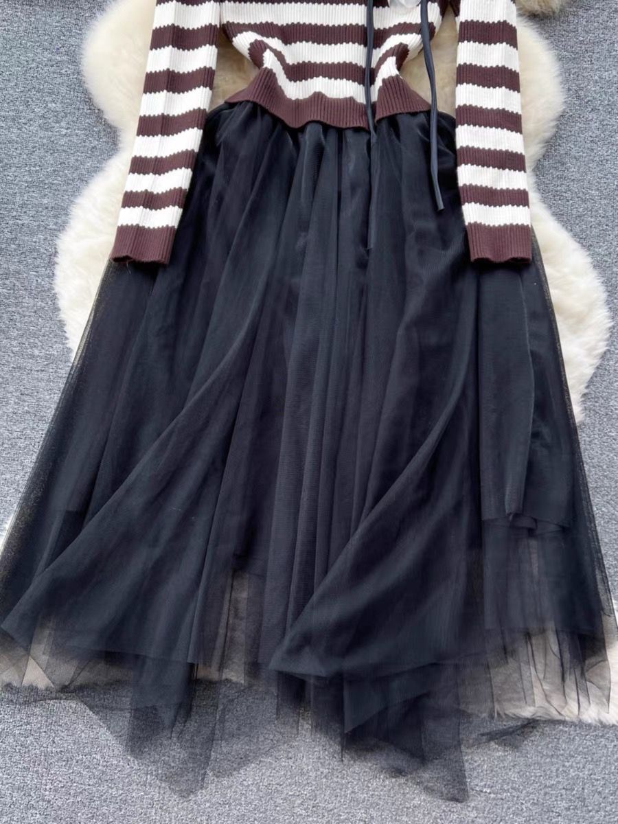 Pretty & provocative sweater dress KD136 image