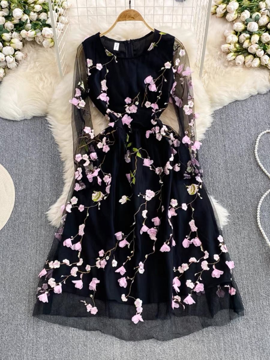 Emory floral dress  EVD109 image