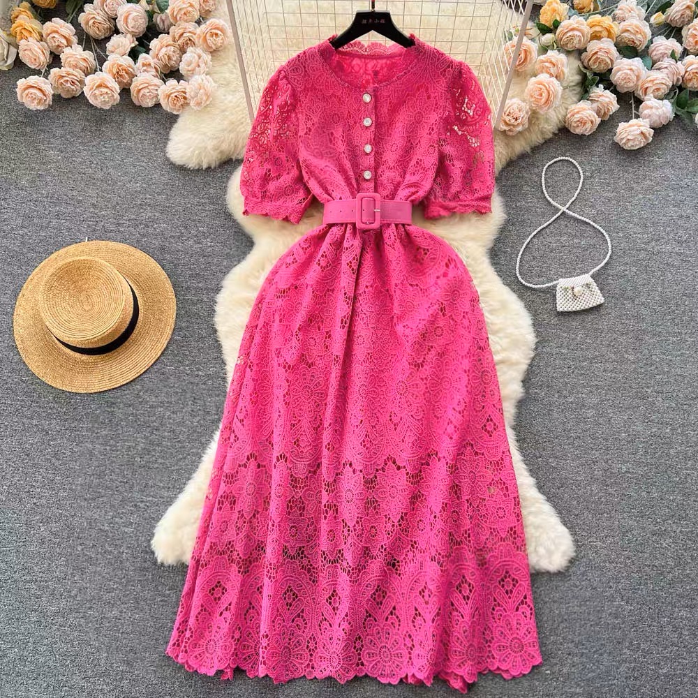 Important meetings lace dress FD169 image