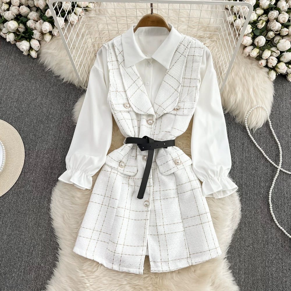 Feels good been me shirt dress set SDZZ622 image