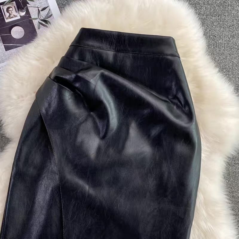 Evening babe leather skirt SZZ180 image