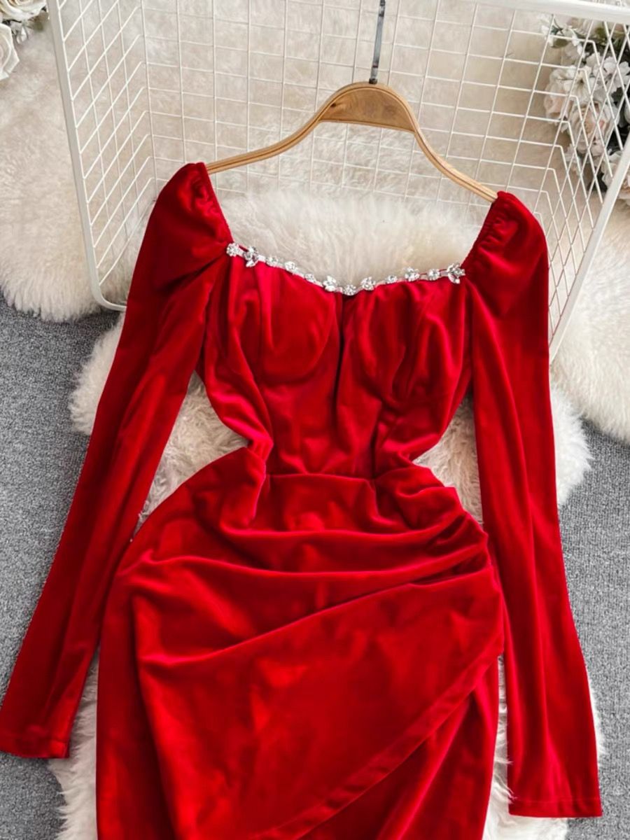 Never the same velvet dress FD464 image