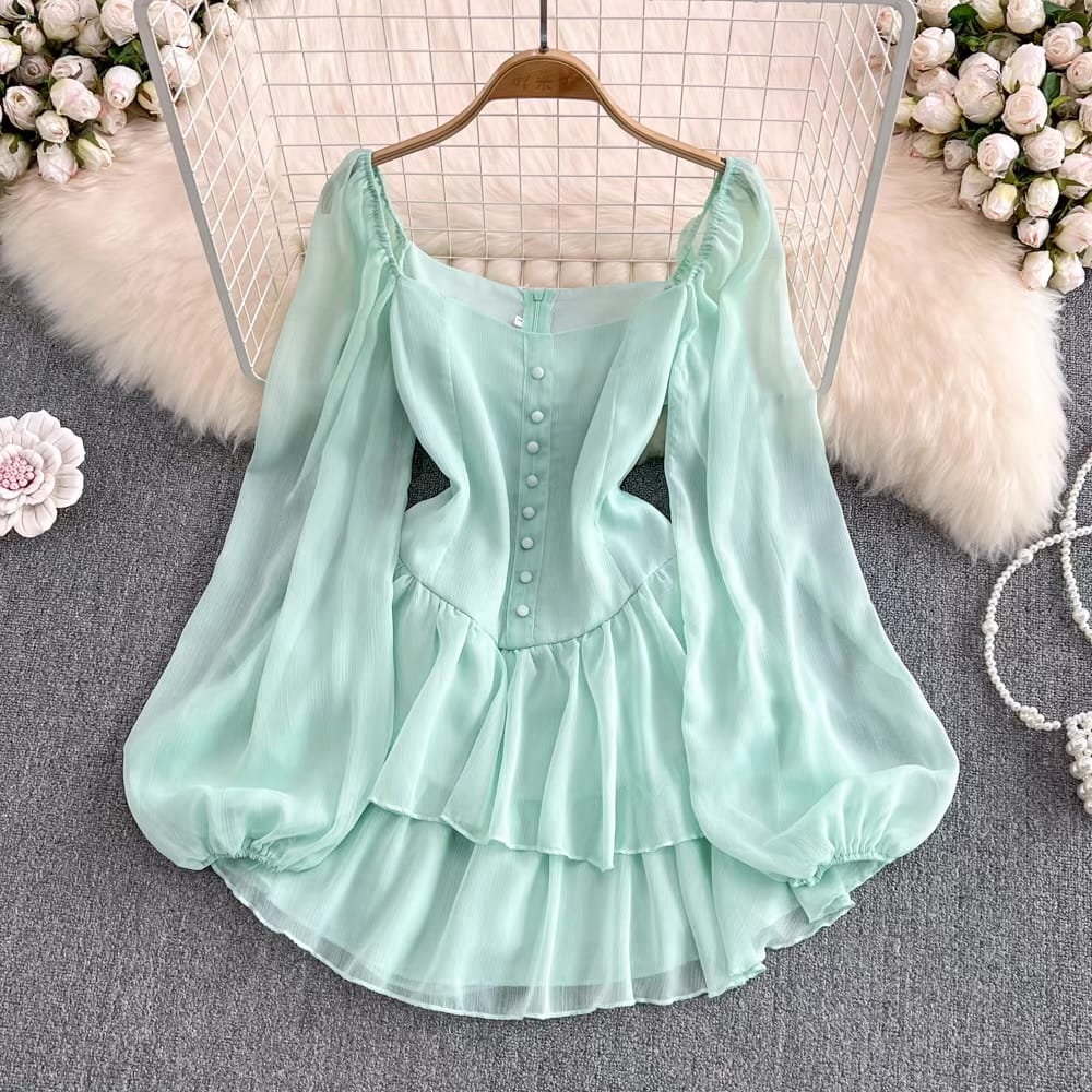 Big princess ruffle dress CD165 image