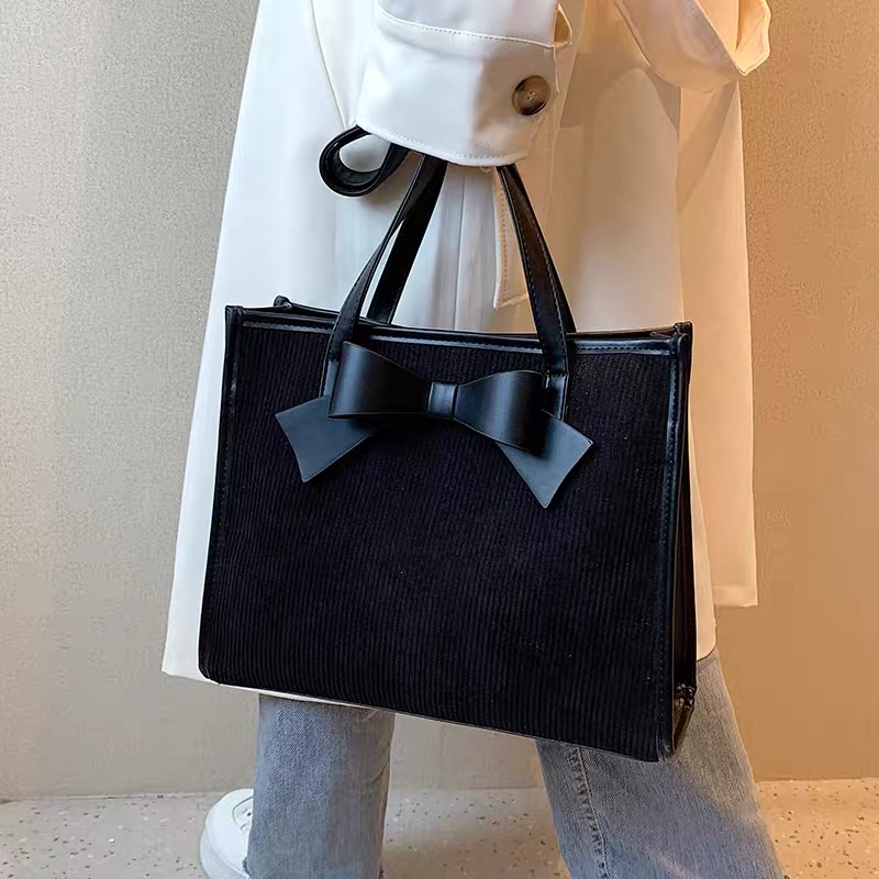 Modern woman corduroy bag BG217 image