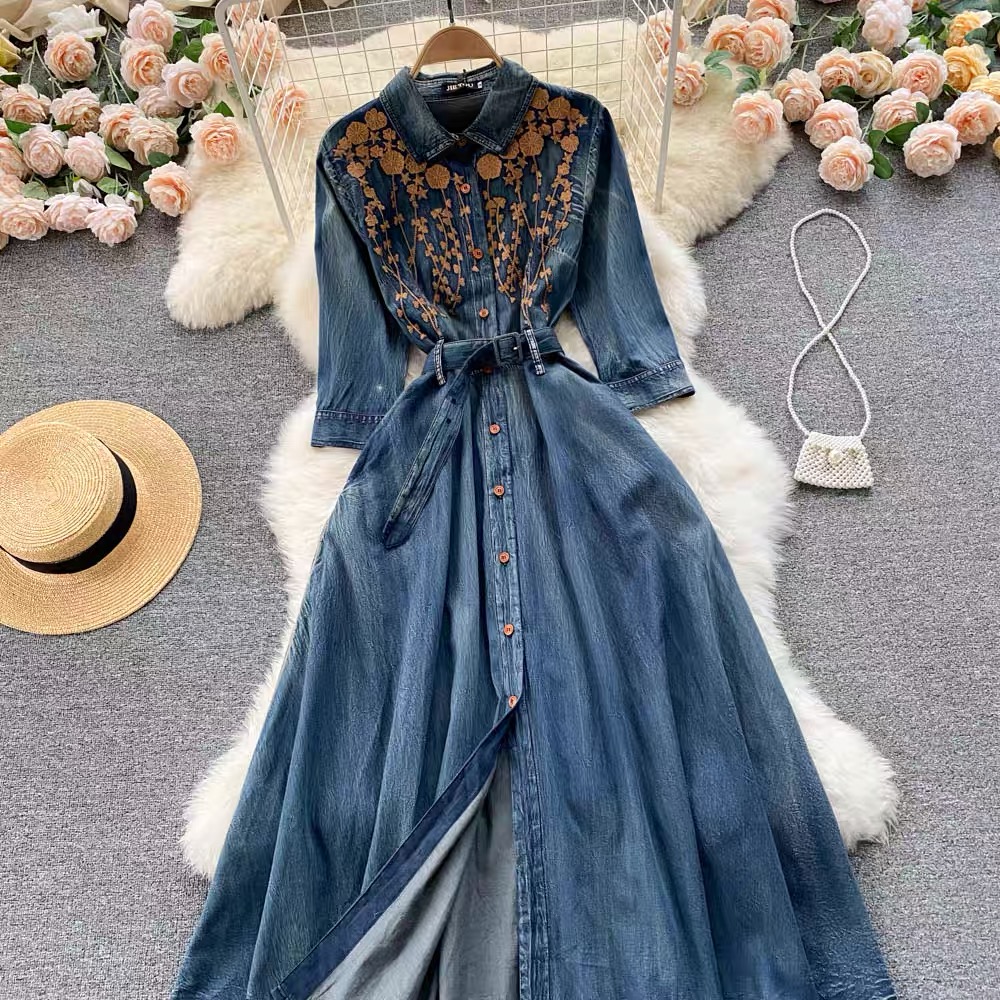 Amina denim dress DD4 image