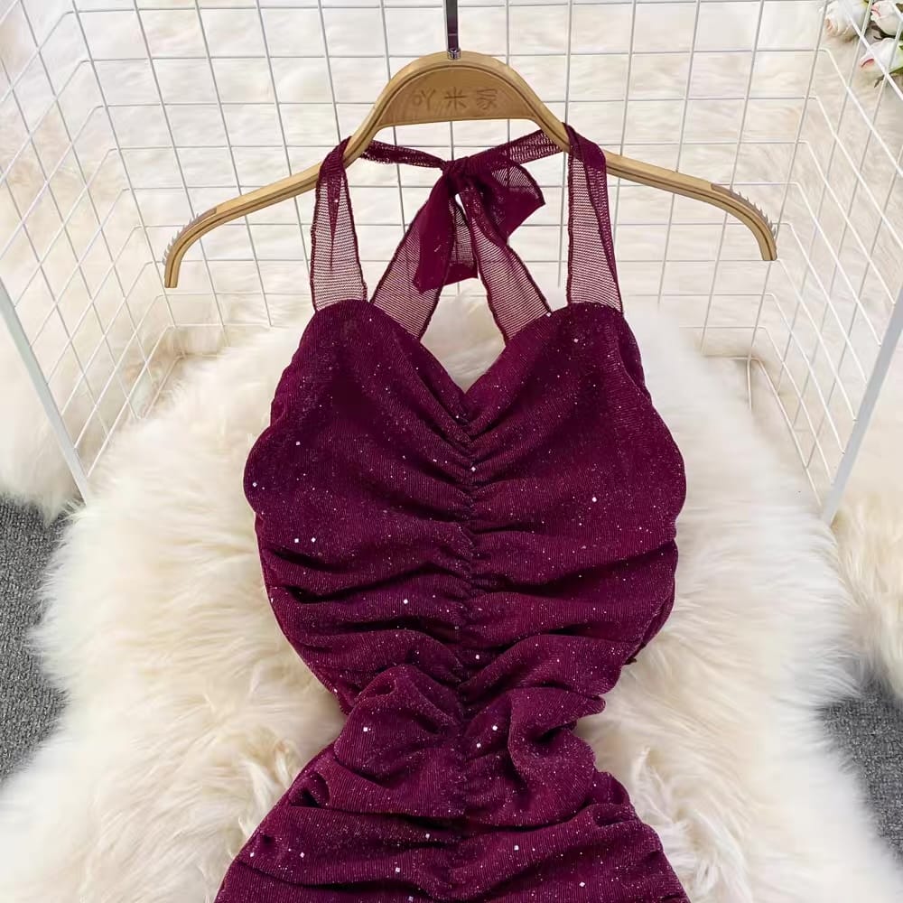 All your attention ruched gown CBC41 image