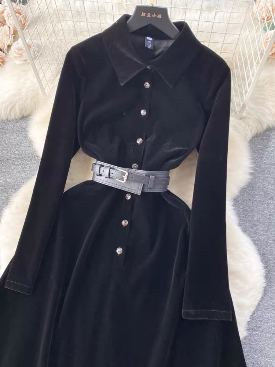 Link with me velvet dress FD554 image