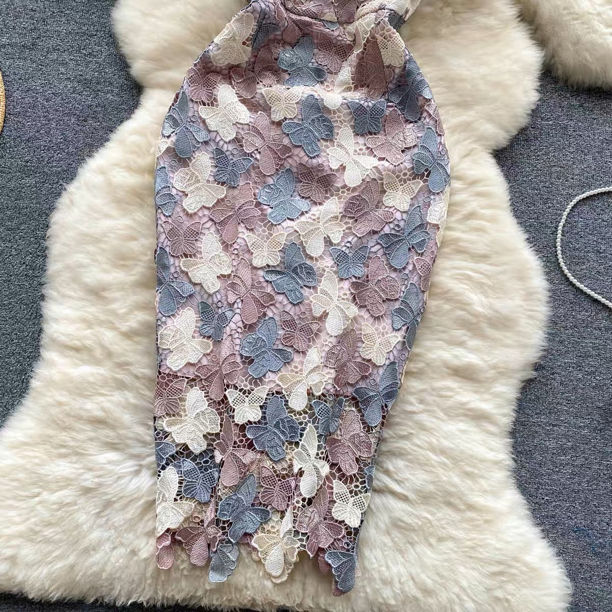 Saturday night diva butterfly lace dress EBC24 image