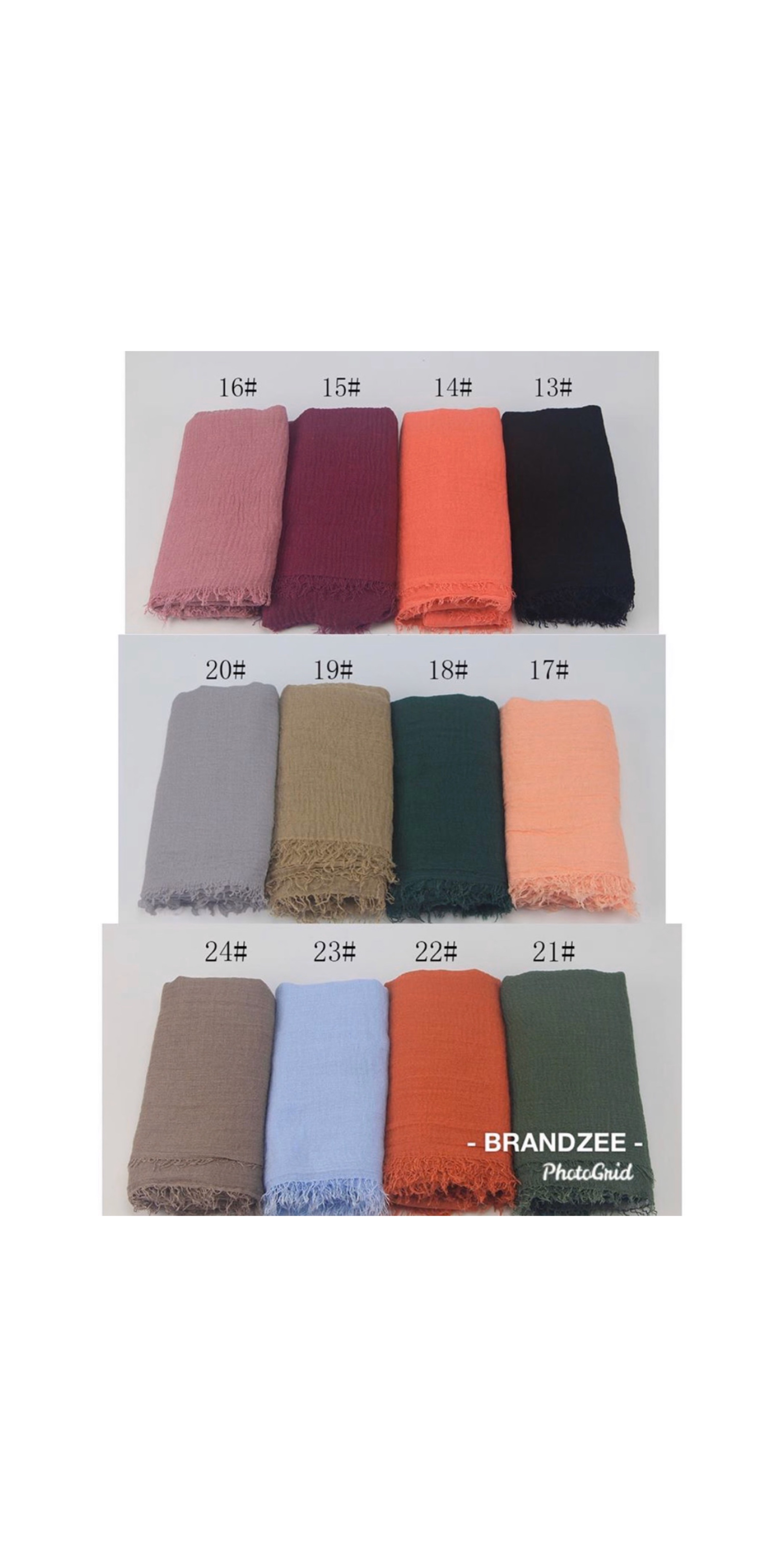 Crinkle cotton veil HW101 image