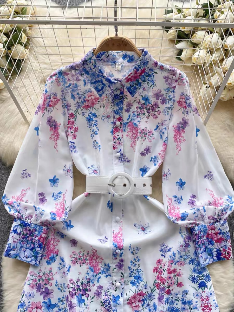 It’s a long story floral dress ED113 image