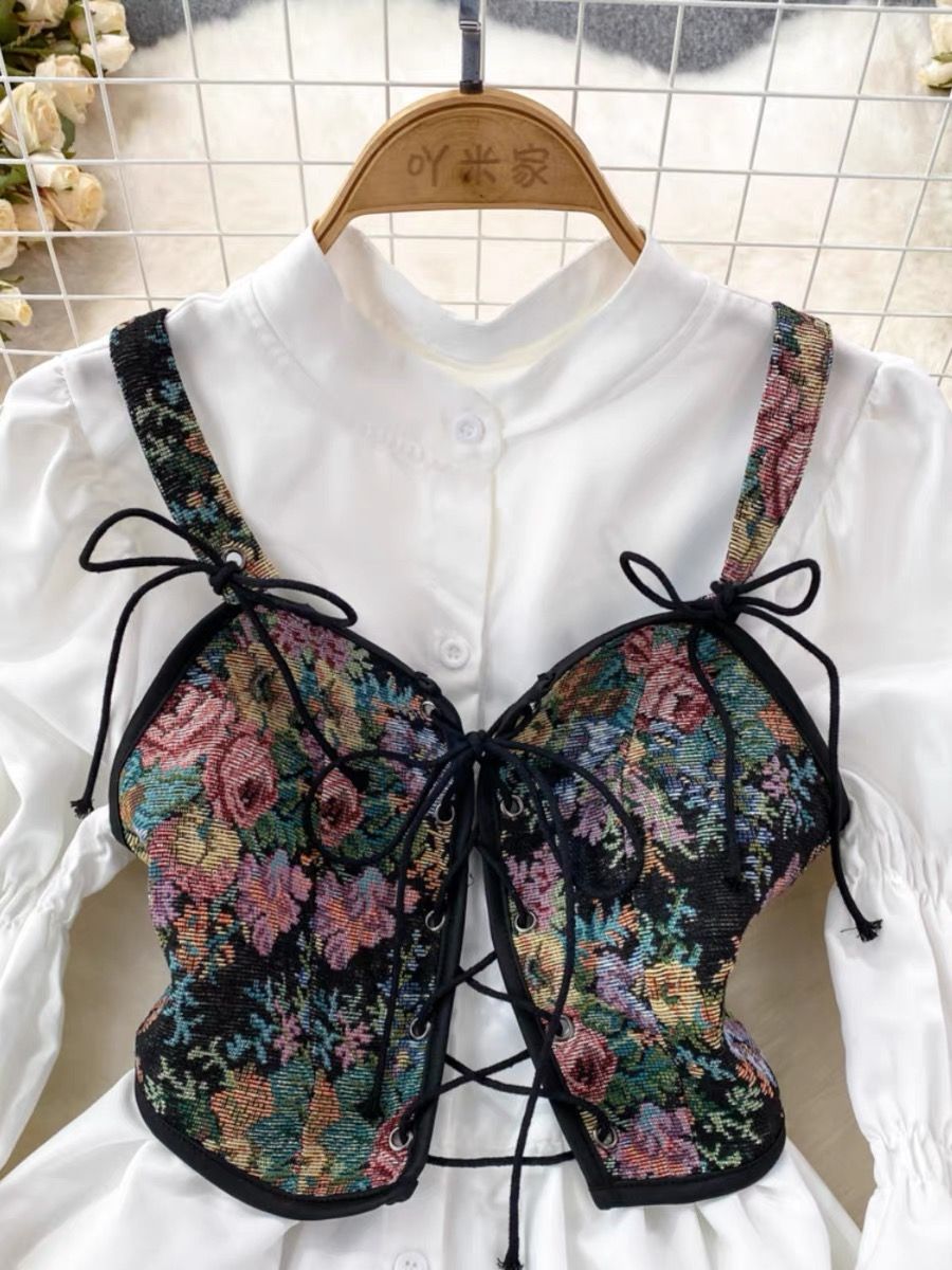 Glitz and glamour shirt dress & corset SDZZ845 image