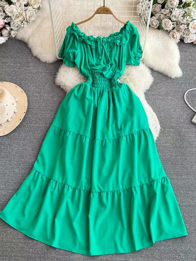 Hands on me ruched dress CD703 image