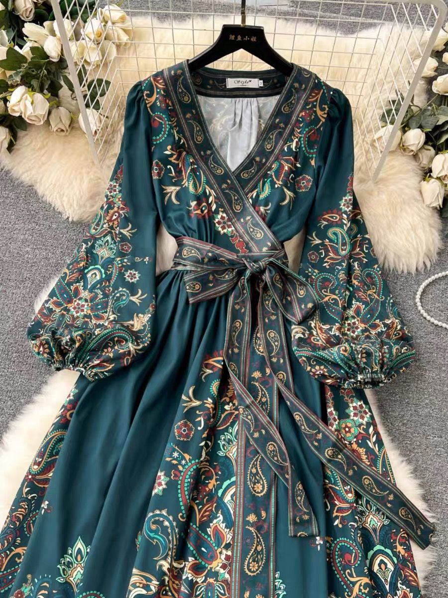 Boujee In paris print dress ED201 image