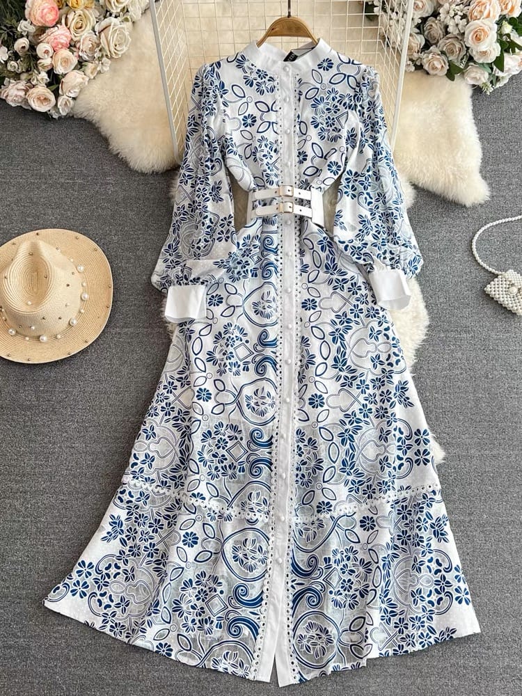 Bonita lace dress & belt ED70 image