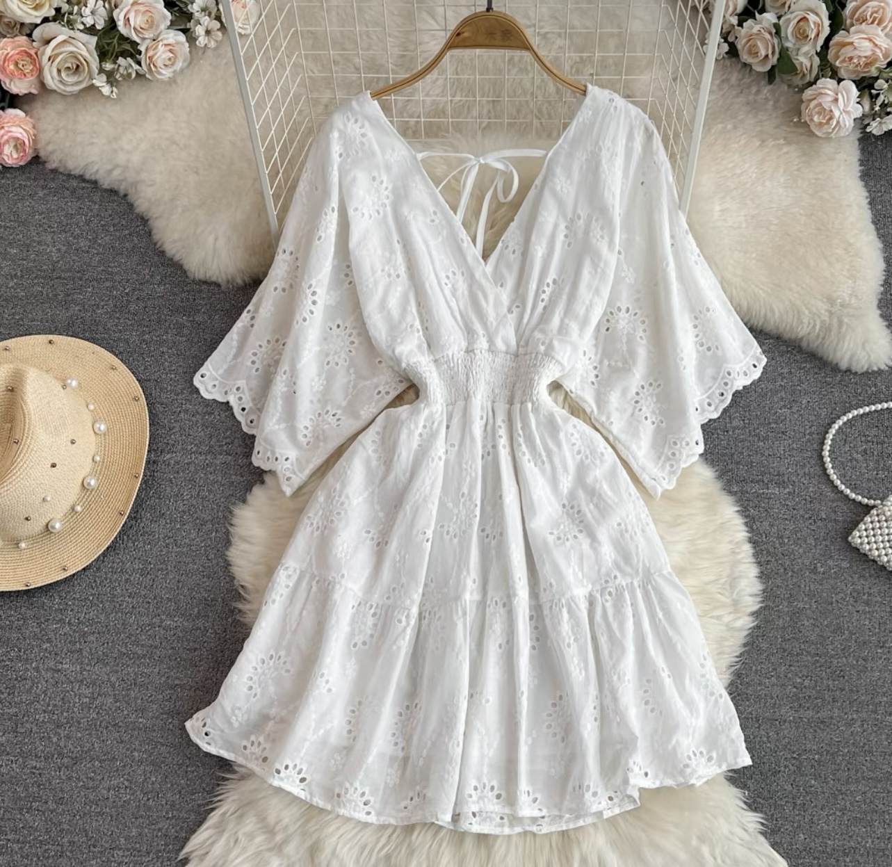 Love me better midi lace dress CD266 image