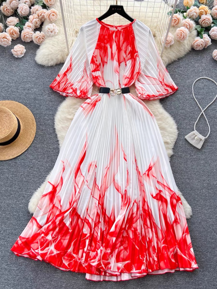 Vibe check end of day dress & belt FD219 image