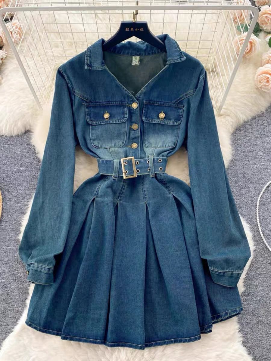 Coldest winter denim dress DD21 image