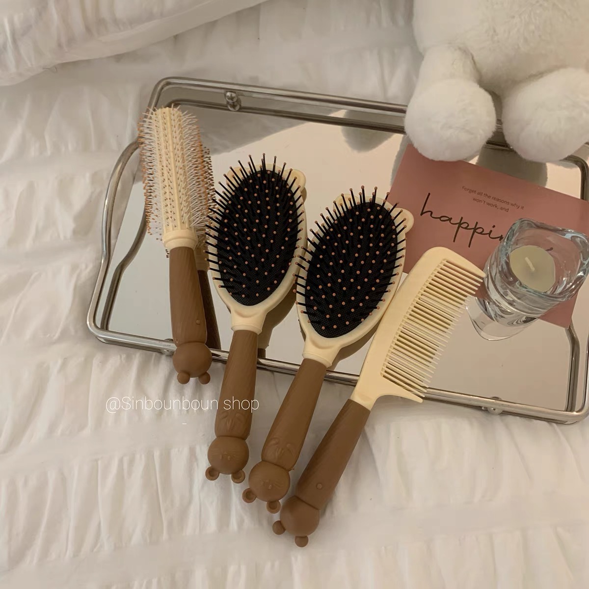 4 set of hair brush HA109 image
