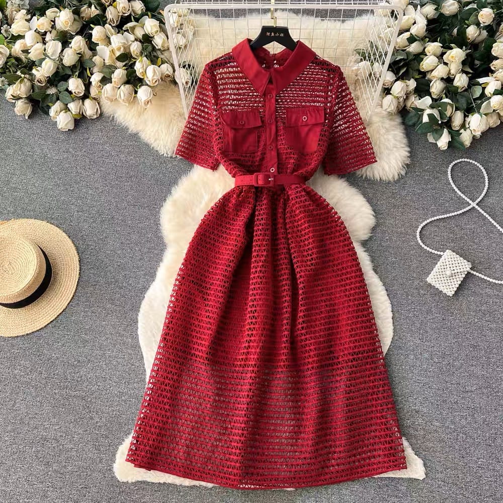 My true colours net dress FD168 image