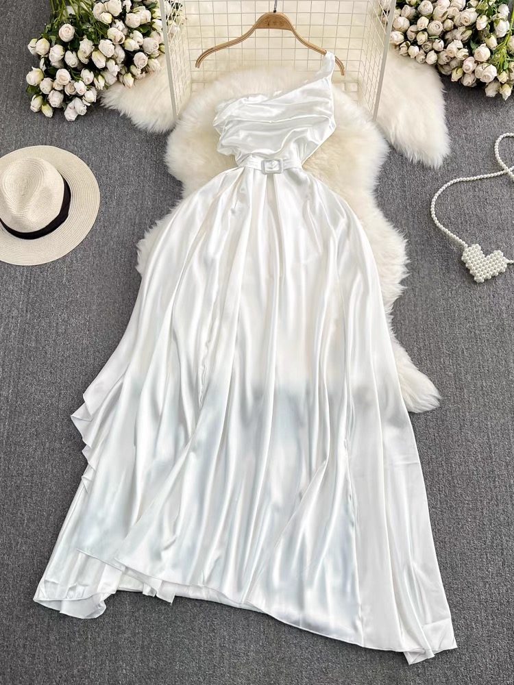 Keep glowing silk dress EVD63 image