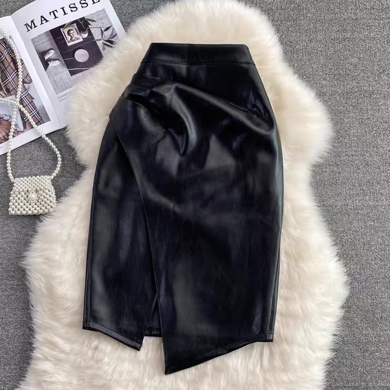 Evening babe leather skirt SZZ180 image