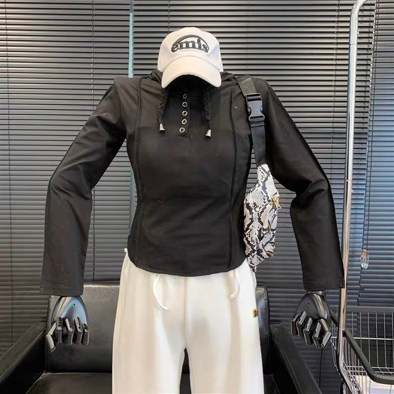 Slip and move hoodie top image