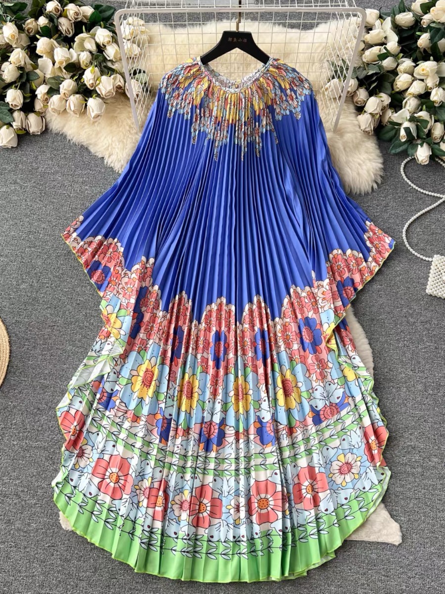 Rich aunty flamingo dress CD375 image