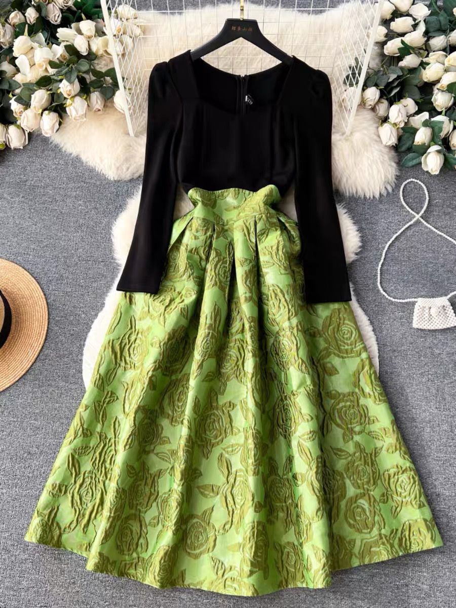 Dazzling babe brocade dress FD388 image